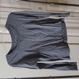 F21 athletic long sleeve. Boat neck and thumb cutouts on sleeves